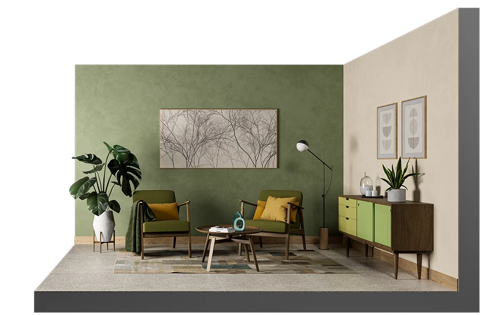 Interior stile Mid-century
