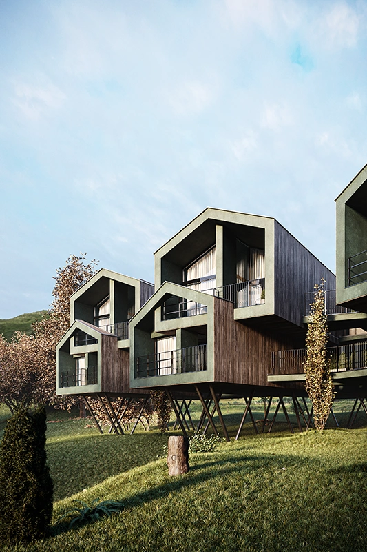 Rendering del progetto Floris Green Suite - vista 2