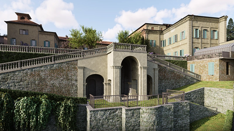 Rendering del progetto Palazzo La Marmora - vista 7