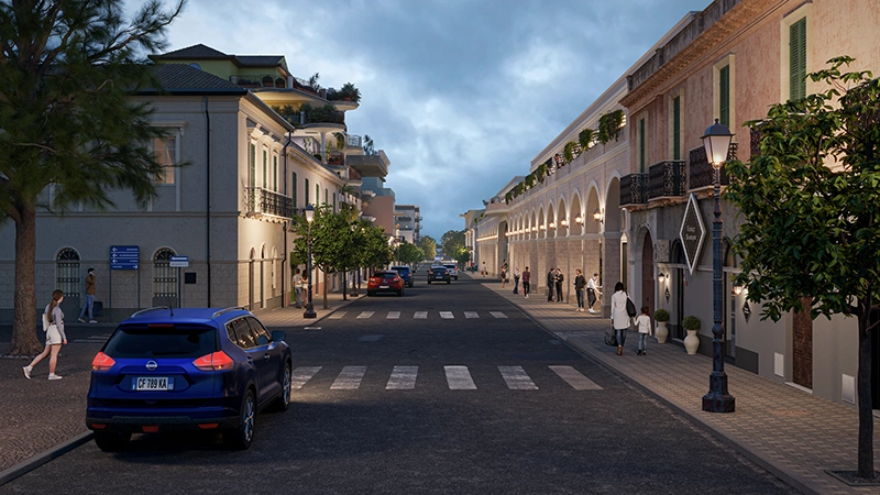 Rendering del progetto Via Garibaldi - vista 5